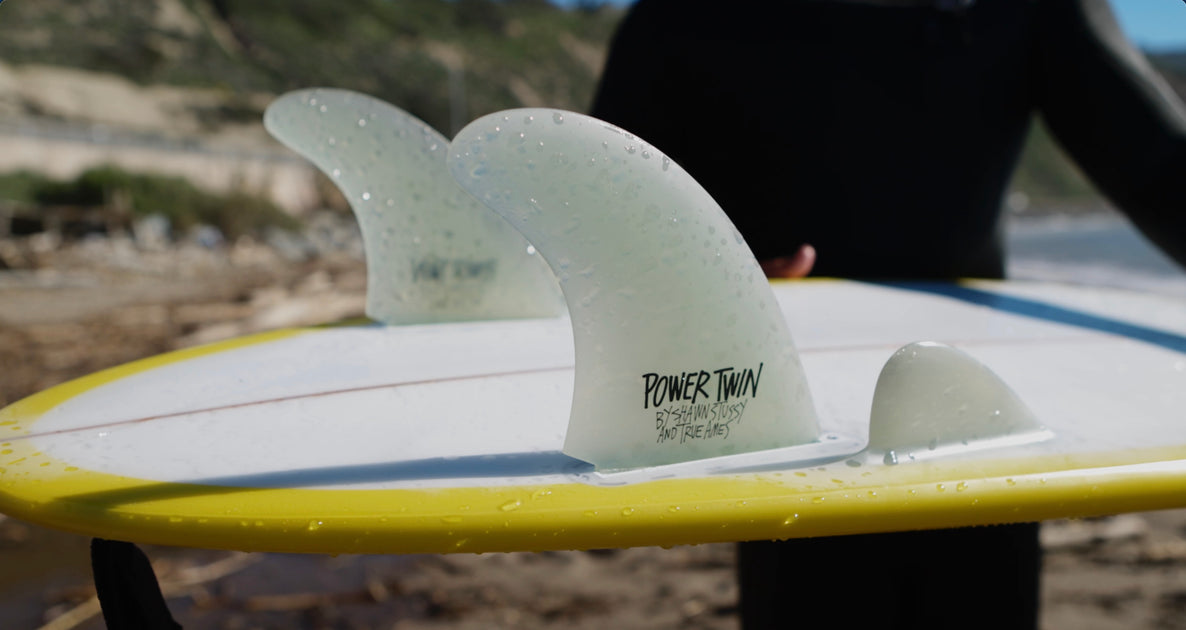 TRUE AMES STUSSY ROOTS TWIN TINTRED Sフィン Pukas-Surf-Shop-True-Ames-Fins