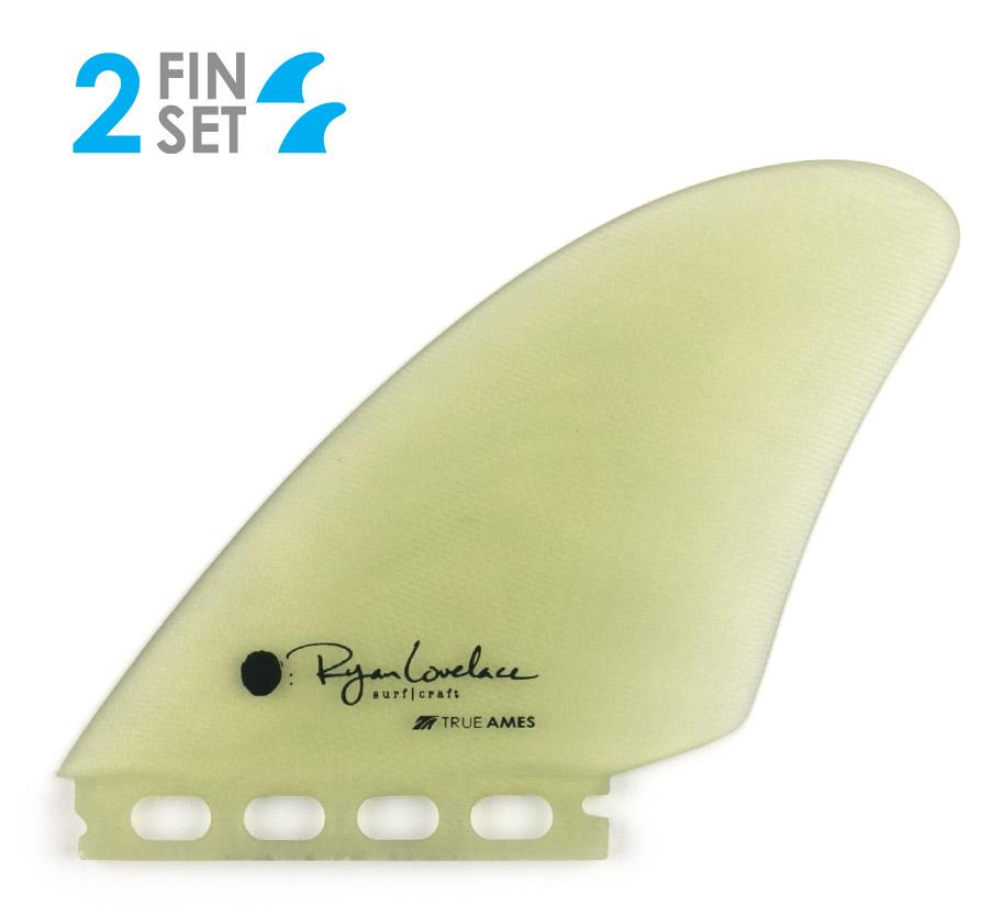 TRUE AMES Lovelace Piggyback Keel 2フィン Lovelace Piggyback Keel - Futures Compatible (Solid