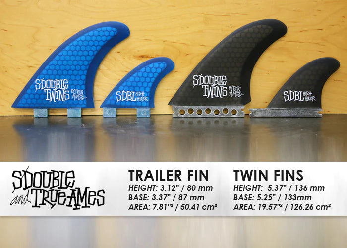 S DOUBLE TWIN FINS / TRAILER FIN – True Ames S DOUBLE TWIN FINS / TRAILER FIN – True Ames