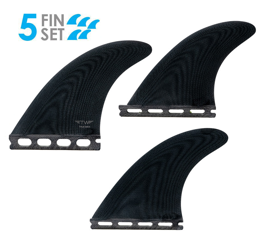 TRUE AMES Tyler Warren タイラー・ウォーレン Tyler Warren 5-Fin Futures Compatible Surf Fins by True Ames