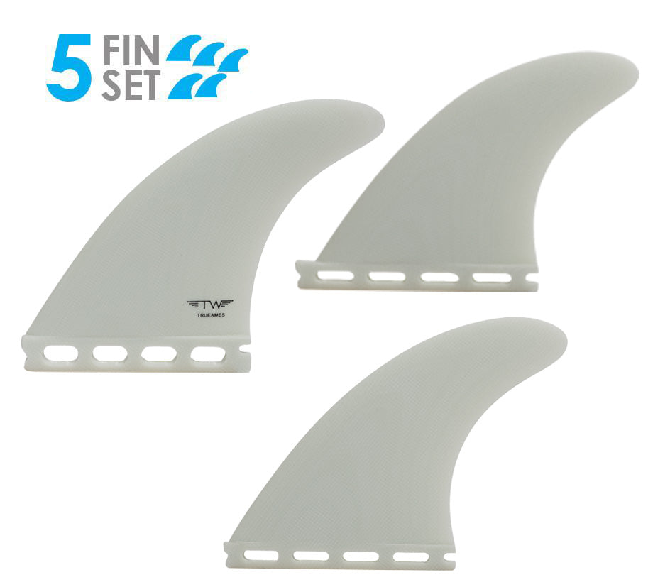 Tyler Warren 5-Fin Futures Compatible Surf Fins by True Ames