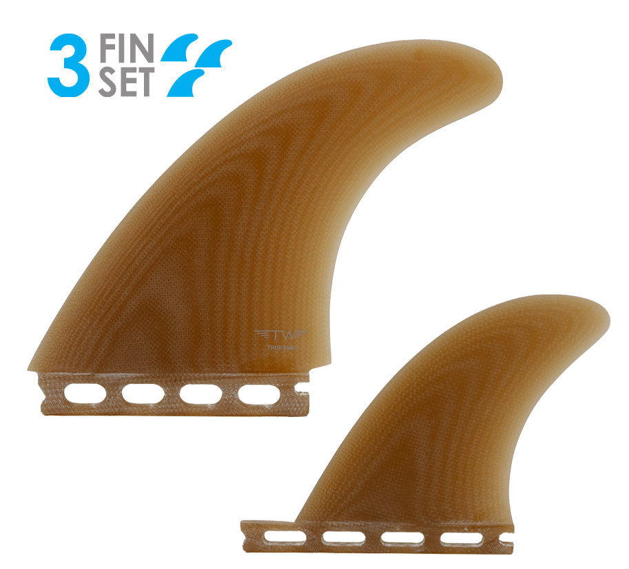 Tyler Warren Twin + Trailer Futures Compatible Surf Fins by True Ames