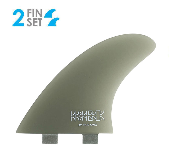 マンダラMANDALAダークアーツ DELTA V TWIN 5.10 カーボン Channel Islands Twin FCS Compatible surf fins by True Ames