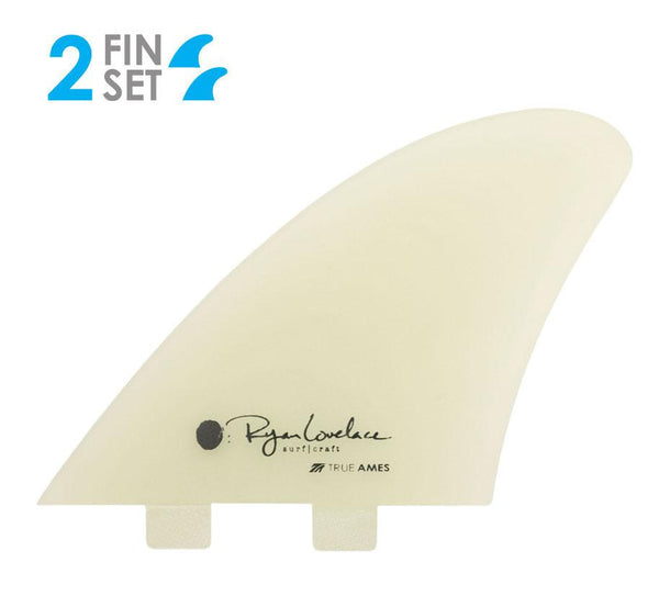 TRUE AMES Lovelace Piggyback Keel 2フィン Lovelace Piggyback Keel - FCS Compatible (Solid Fiberglass